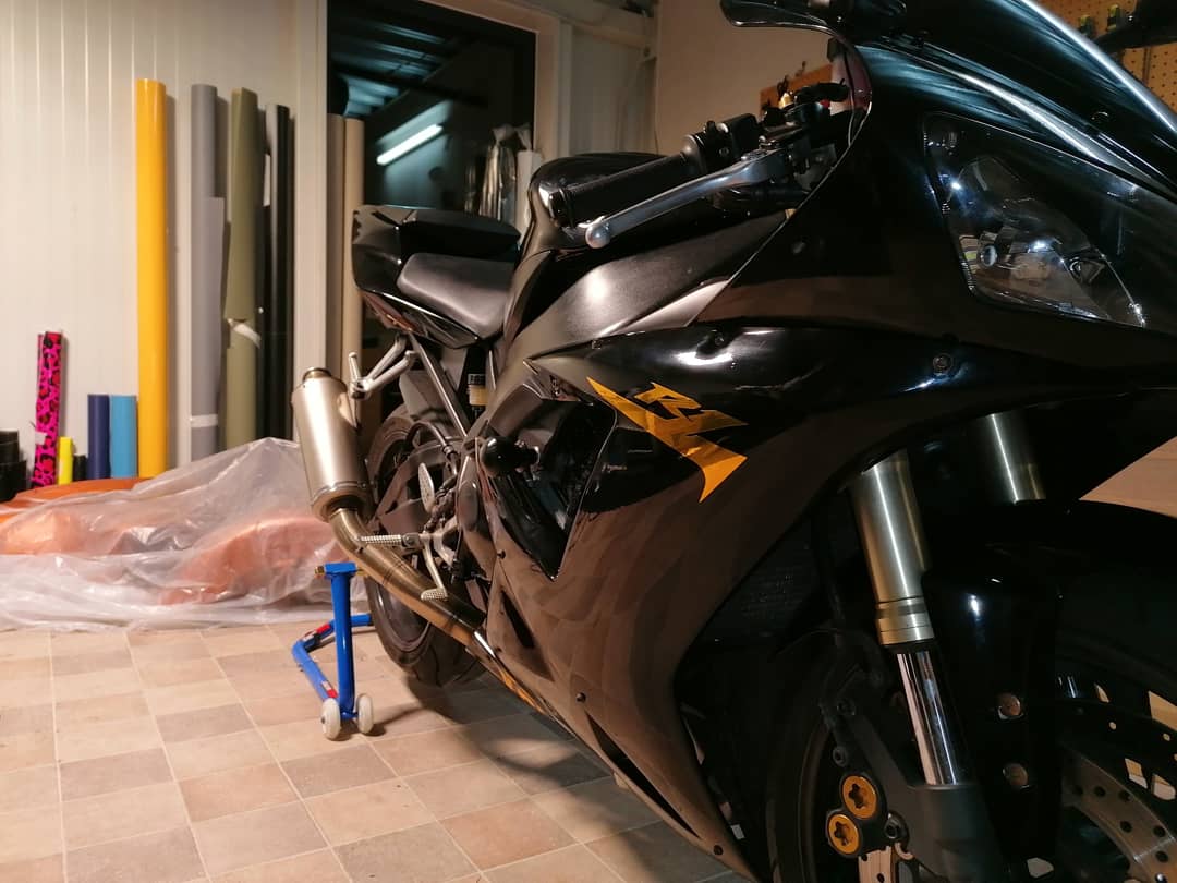 Motor wrappen | Yamaha R1 motor wrap | Motor customizen Mxdcustoms